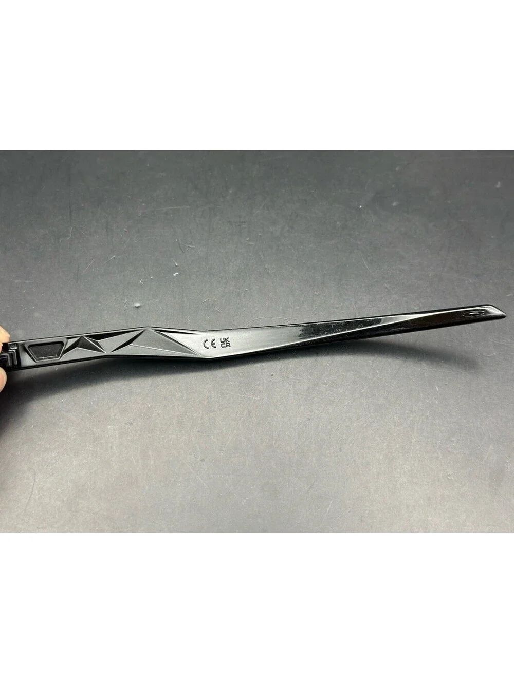 Oakley Sutro Polished Black OEM Right Replacement Arm (No Icon)